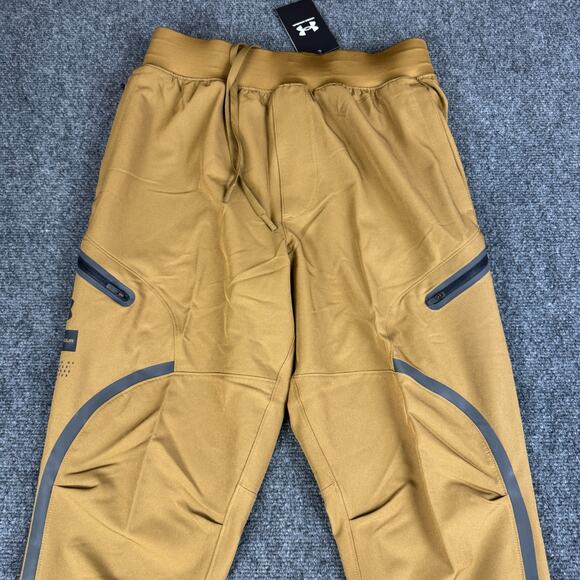 Under Armour Unstoppable Cargo Pants Mens Size M Brown Joggers 1352026-498 NWT - Picture 4 of 10